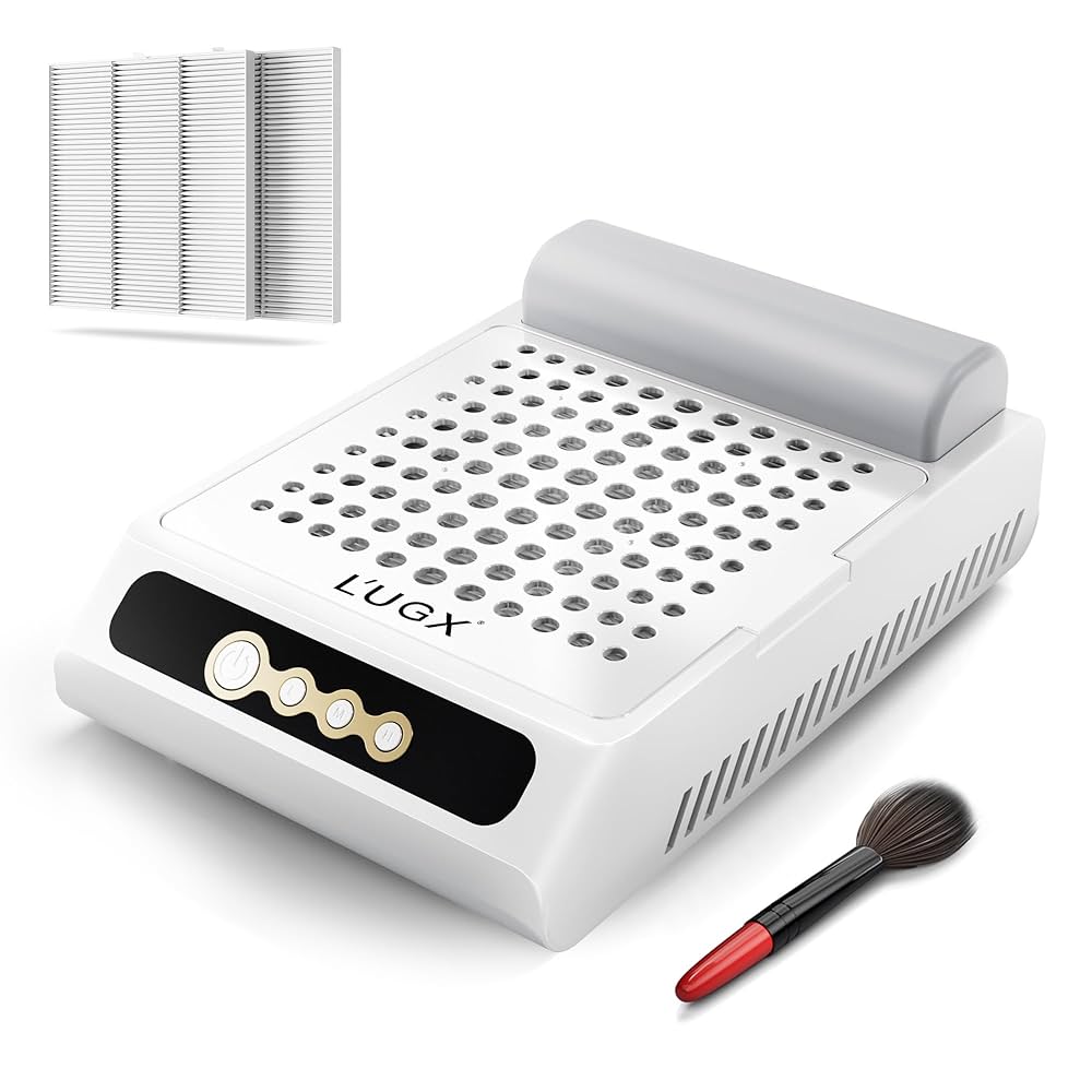 Amazon.co.jp: L'UGX 充電式 ネイル 集塵機 ネイルダスト